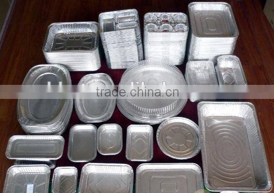 alu foil box power press, china aluminium foil container making machine