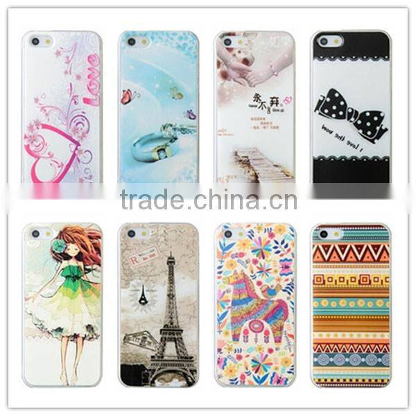 color drawing paint funny silicone case for iphone 5
