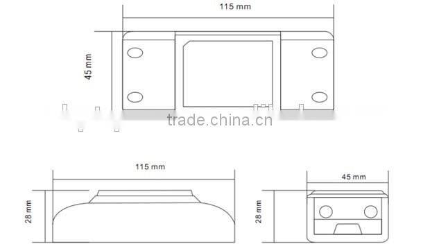 16w voltage regulator dc36-65v 100-240vac constant current led driver