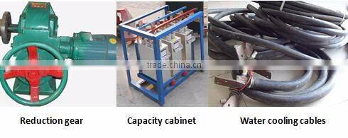 Factory price 150kg Medium frequency electric iron induction melting heating furnace