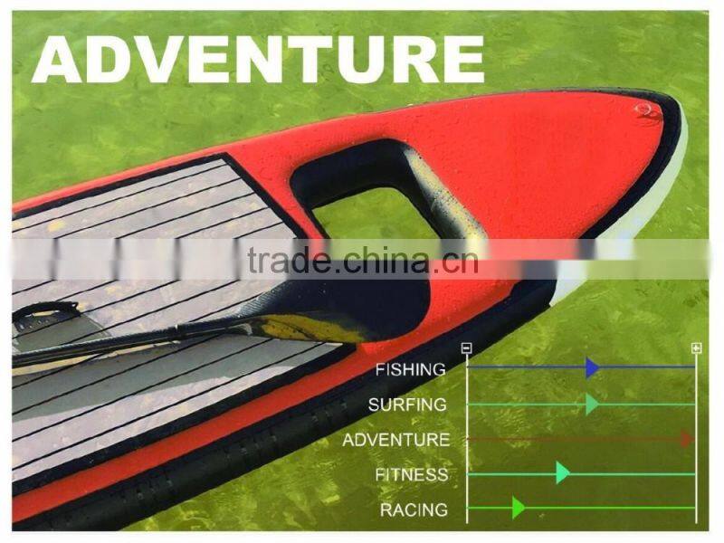 Eco-friendly EVA pad heavy-duty inflatable sup boards stand up paddle boards