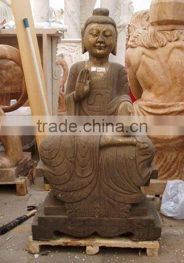 antique statue on stone