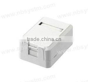 1 port Surface Box with 1 pc keystone jack or without