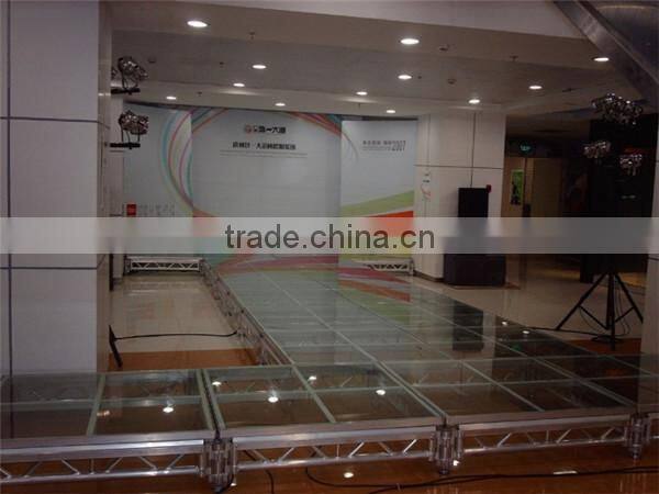 School Portable Indoor Outdoor Folding Stage 1.22*2.44 1.22*1.22