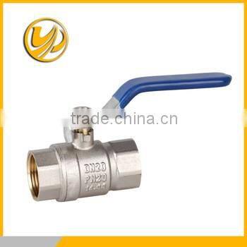 2" brass ball valve ,brass body ,iron ball ,stem and flat lever handle