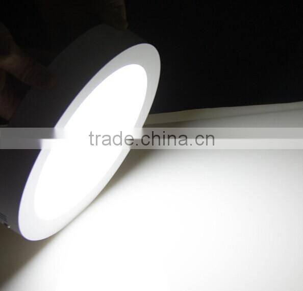 customized silvery color ultra thin flat led recessed panel downlight with CE & RoHS