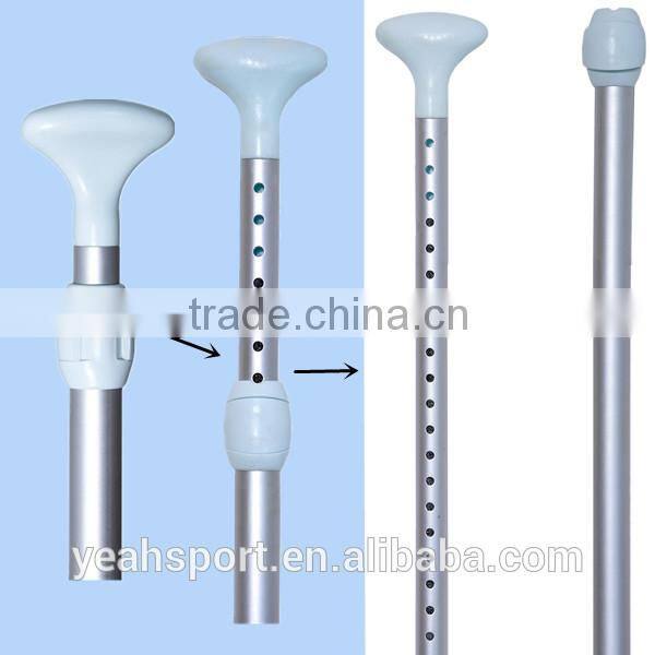 Best Plastic Blade Aluminum Shaft Sup Paddle With a Protective Board