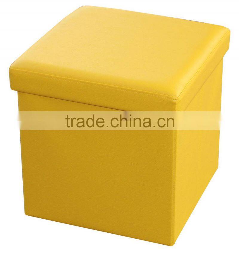 Kids toy storage Fire truck foldable ottoman