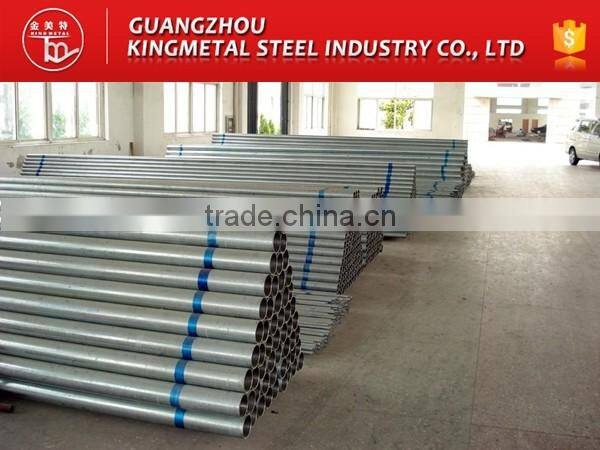 BS 1387 Q195 Glass B Welded Pre Galvanized Steel GI Pipe