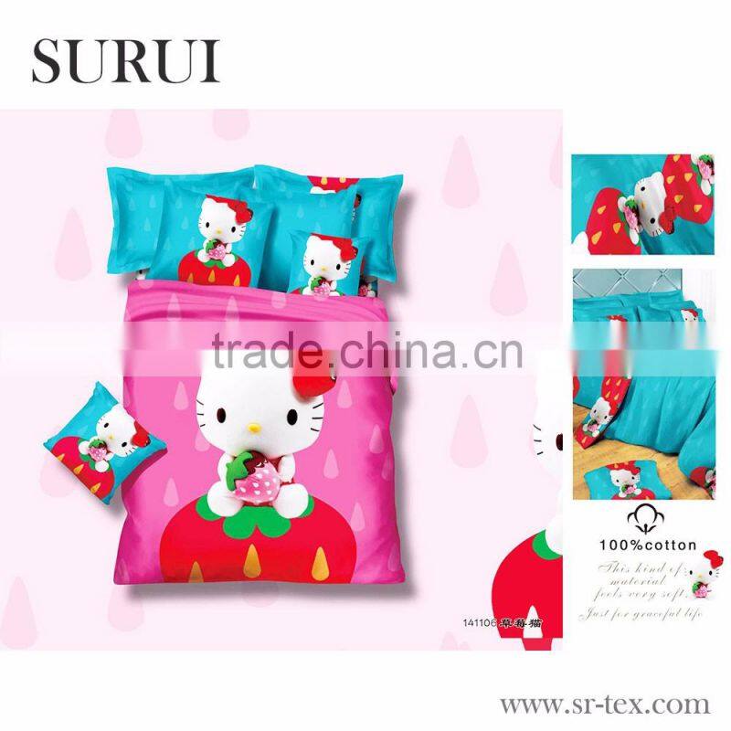 Rich designs black and white printed bedding fabrics