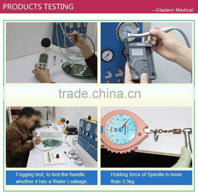 Ordinary quick coupling type optic fiber high speed dental handpiece