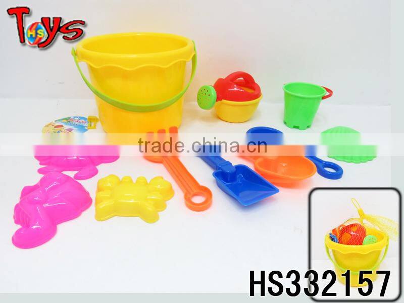 7PCS solid color kids beach toys