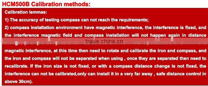 HCM500B High Accuracy 3D Electronic Compass Sensor Drilling Instruments Sensor Borehole Using Tilt Sensor