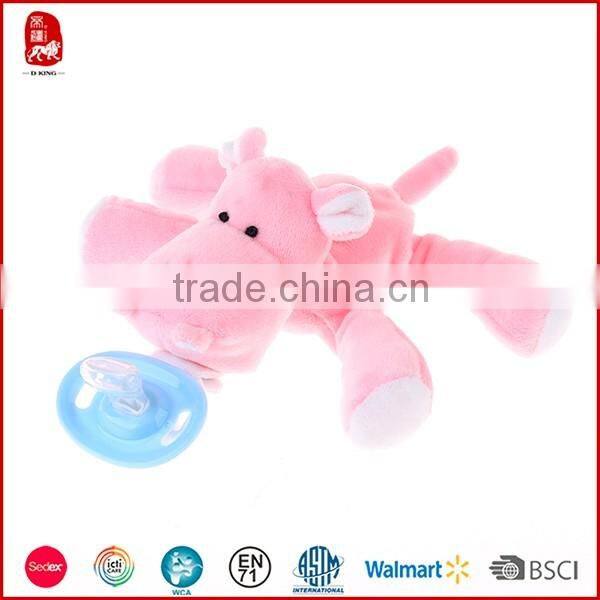 Soft Cute Baby Plush Stuffed Pacifier Toys