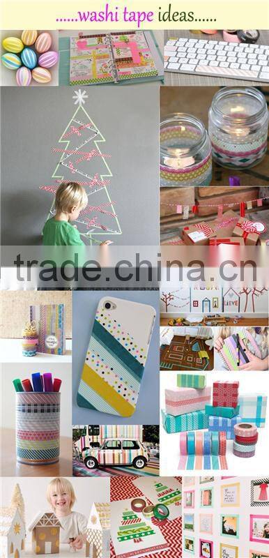 Lovely gold blocking masking tape wholesale with customize design