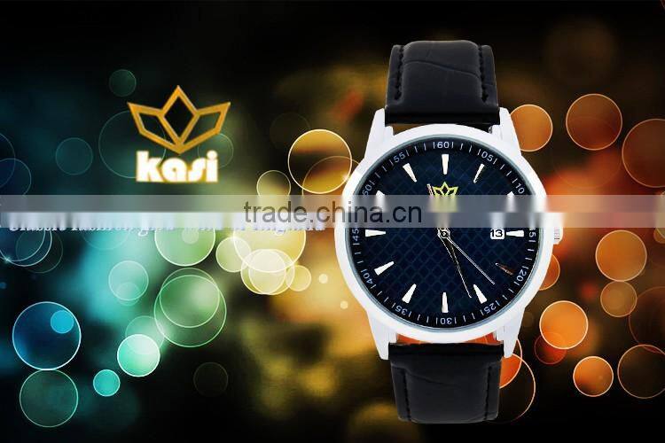 Best selling watches cool black leather stainless back ce rosh smart watch quartz sport watch Y019