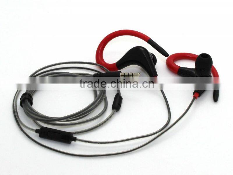 sport earphone new model fashion earhook colorful earbud