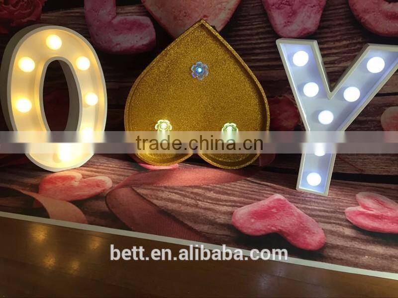 new material LED symbol shape light or marquee light for decoration