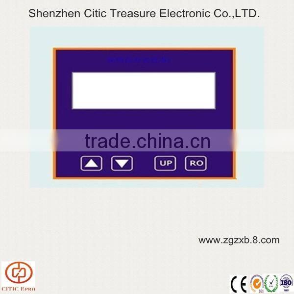 PVC sticker membrane panel with window