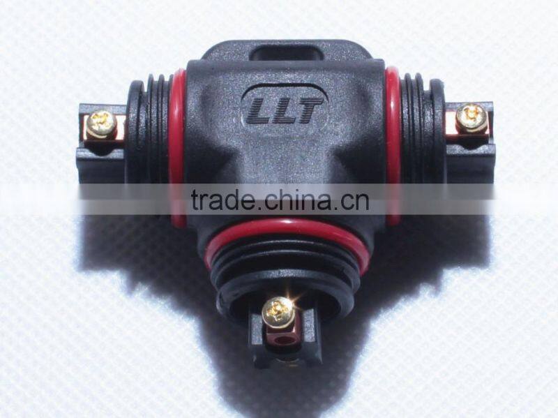 LLT easy to install waterproof T connector field assembly T connector