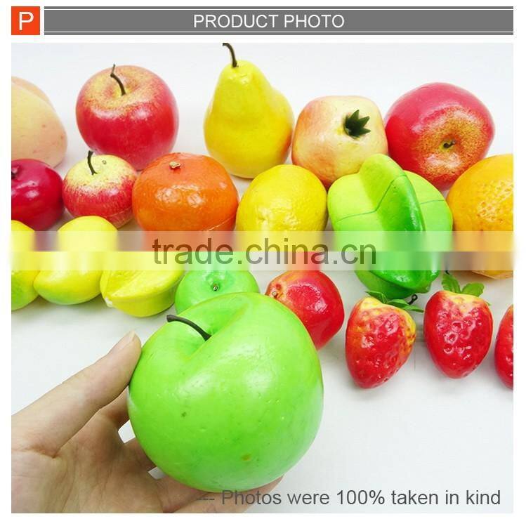 Vivid pretent toy plastic fruits food toy set for kids
