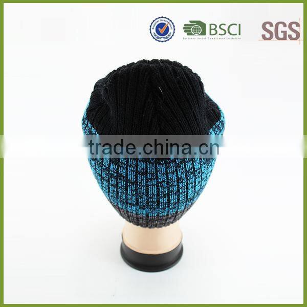 Wholesale knitted hat beanies in winter hats men custom knitted hat