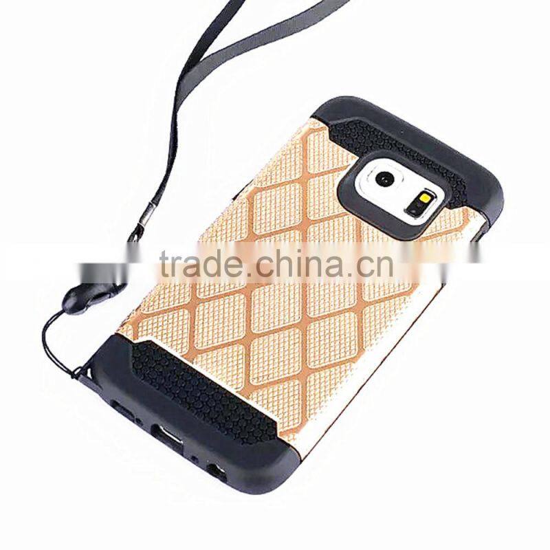 Factroy price tpu+pc back cover case for samsung s6/s6 edge from Guangzhou manufacture