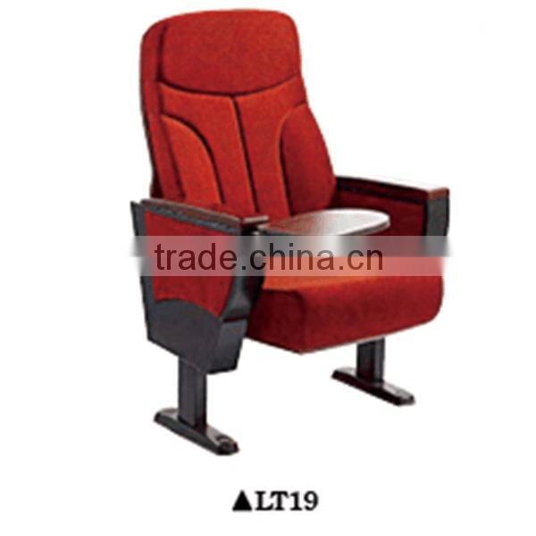 Folding theater chairs auditorium seating conference chairs with tablet LT19