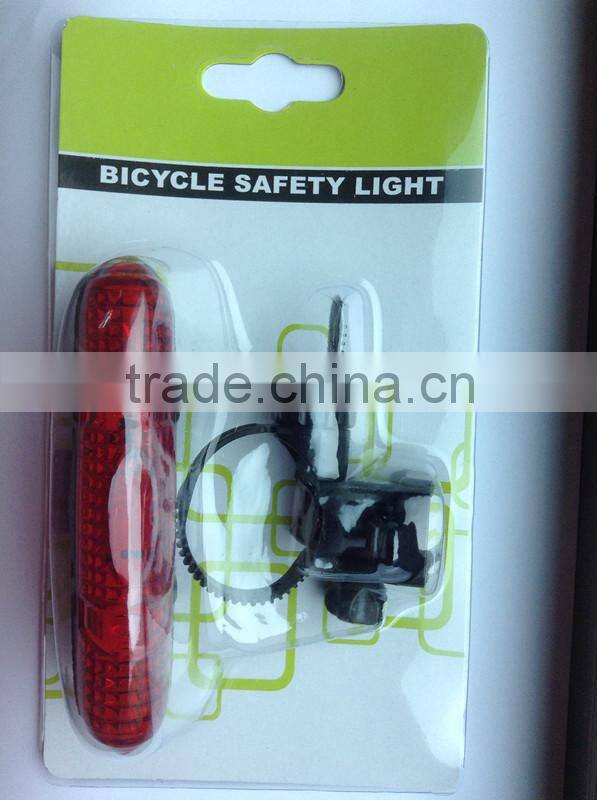 Hot sale in Korea newest bike frame 5 red led bicycle light