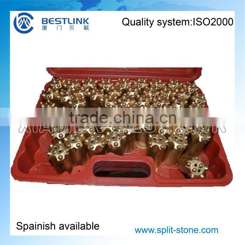 Tungsten carbide taper drill button bit angle 6-12 degree