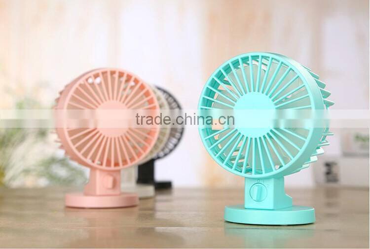 2016 Newest table usb Fan portable mini fan Rechargeable Fan