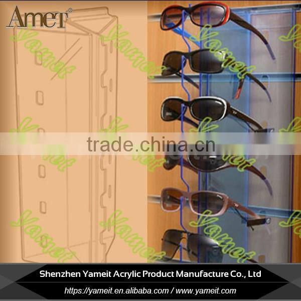 China factory custom shape clean acrylic eyewear display cabinet