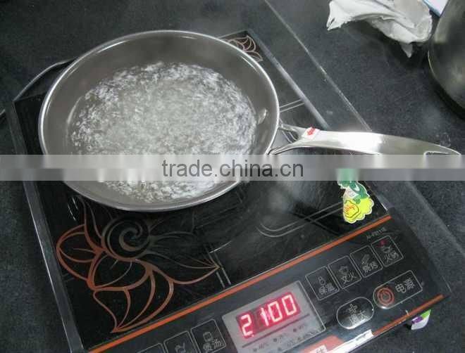 Nonstick Aluminium fry pan with stainless steel handle
