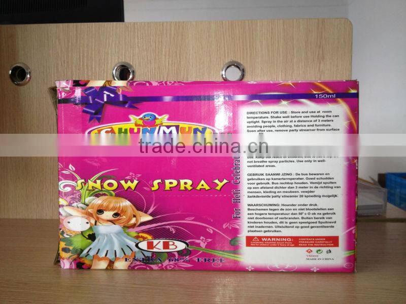 Fashionable hot sale christmas Silly String made in china