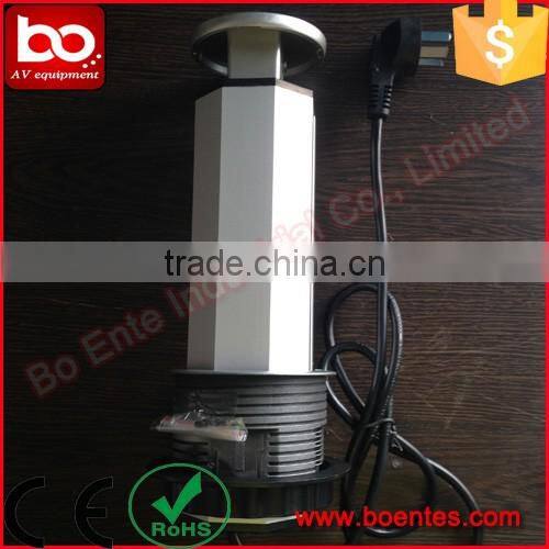 Kitchen Tabletop Pop Up Power Socket/Desktop Tower Outlet with USB Charger