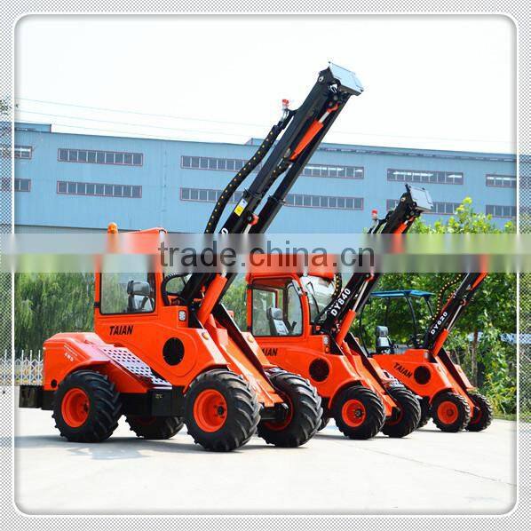 Tractors for municipal work, tractor loader with hedge trimmer for sale