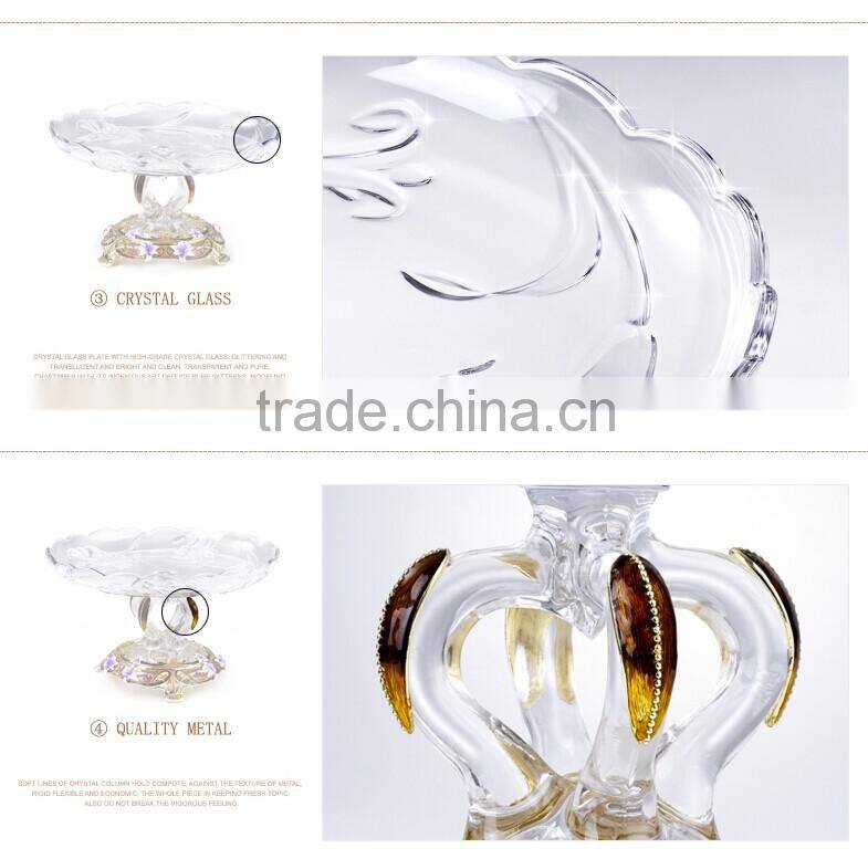 RORO enamel lily enamel home decoration craft fruit holder