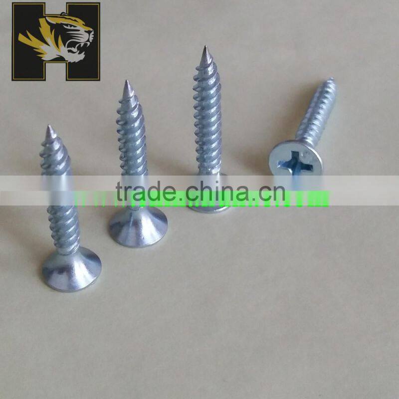 coating black/grey/white trumpet head screw for drywall