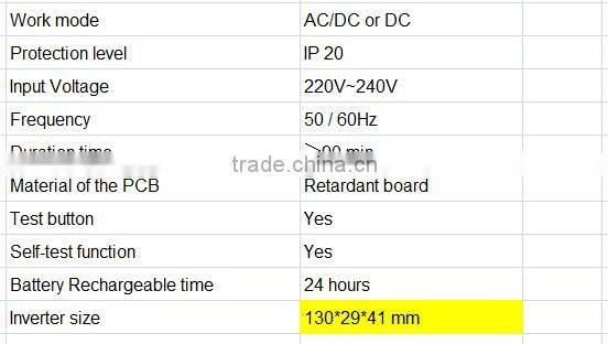emergency conversion kit/led emergency conversion kit/rechargeable led emergency light conversion kit