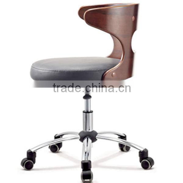 Promotional PU Leather Cushion Restaurant Chair/Revolving Dining Chair/Modern Design Restaurant Chair