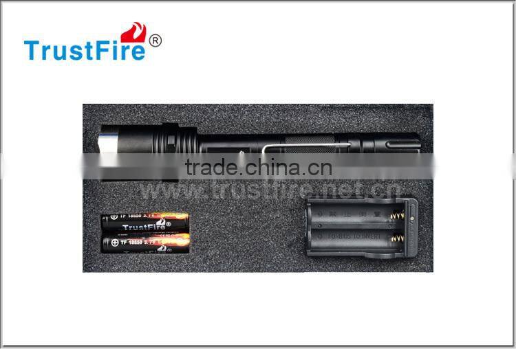 Anti-abrasive finish flashlight TrustFire TR-X8 5 modeds 18650 flash led torch versatility led flashlight with CE,FCC