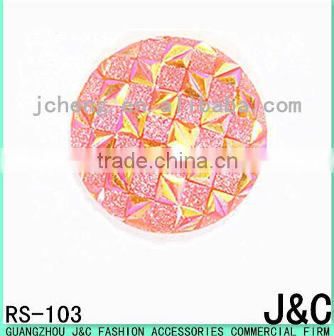 10*14mm turquoise color oval shape sew on resin stones