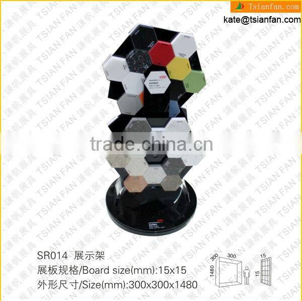 SR013 Simplified Stone Showing Rack for Quartz Stone