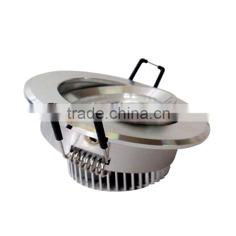 led Downlight led spotlight movable angle 3w AC85-265V LED ceiling light