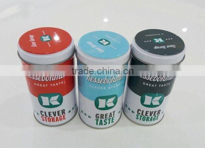 round metal airtight tea tins wholesale