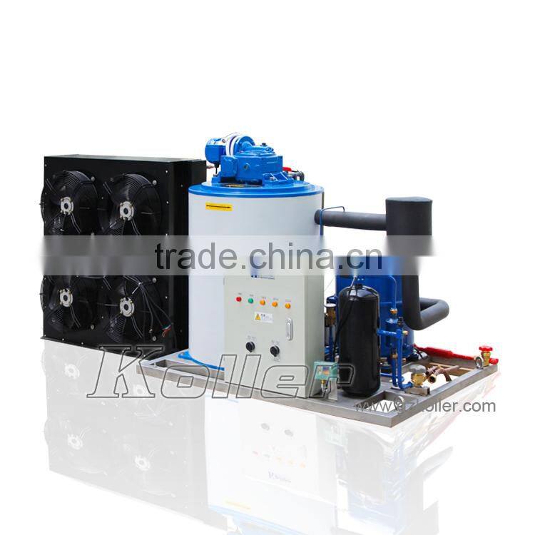 Dry ice making machinery 1 ton/day with ice bin for fishing from China supplier Koller