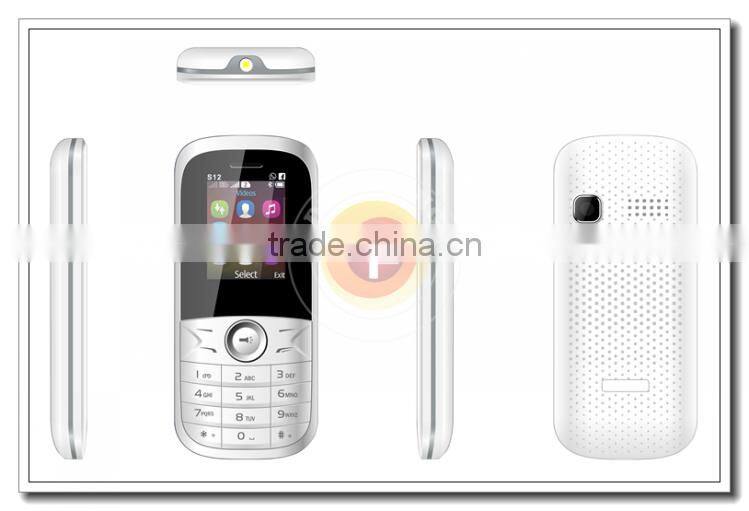 1.8 Inch Screen Dual Sim Bluetooth GSM World Cheapest Mobiles S12