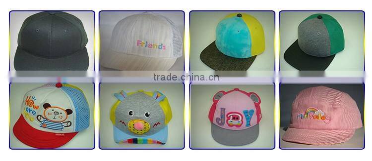 Excellent quality promotional children advertising snapback caps hats