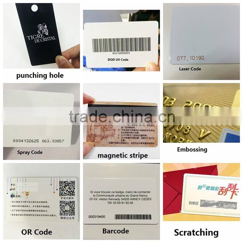 offset printing active Ultralight/ S50/ S70 RFID Card with magnetic stripe