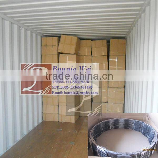 Galvanized Concertina razor barb